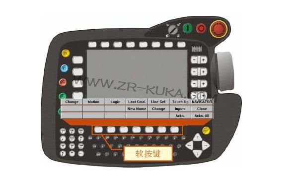 KUKA库卡机器人KRC2示教器操作界面详解说明